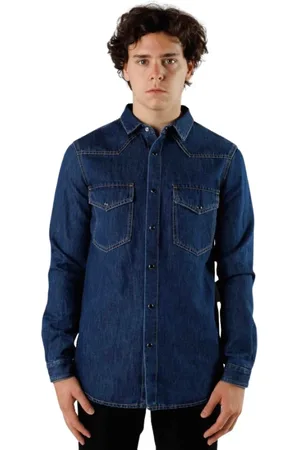 VALENTINO Hombre, Camisas, Azul, Talla: M