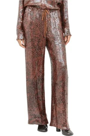 DRIES VAN NOTEN Mujer, Pantalones, Rojo, Talla: M