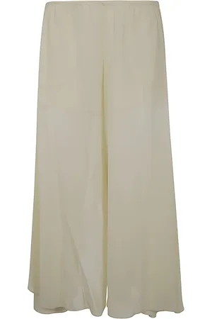 Chloé Mujer, Pantalones, Blanco, Talla: M