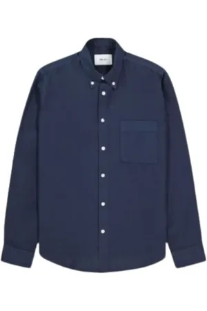NN.07 Hombre, Camisas, Azul, Talla: L