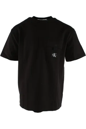 Calvin Klein Hombre, Camisetas, Negro, Talla: S