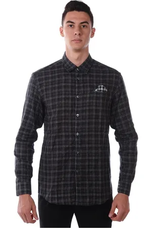 D.A. Daniele Alessandrini Hombre, Camisas, Gris, Talla: L