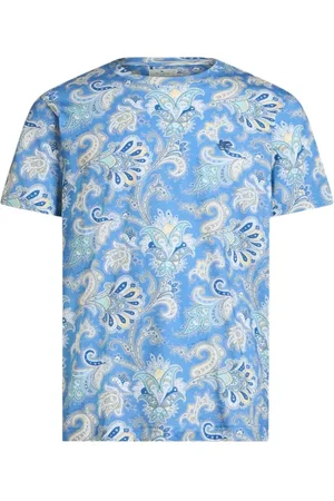Etro Hombre, Camisetas, Azul, Talla: XL