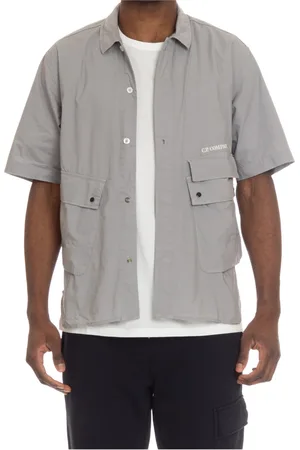 C.P. Company Hombre, Camisas, Gris, Talla: M
