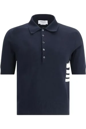 Thom Browne Hombre, Camisetas, Azul, Talla: L