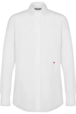 Moschino Hombre, Camisas, Blanco, Talla: L