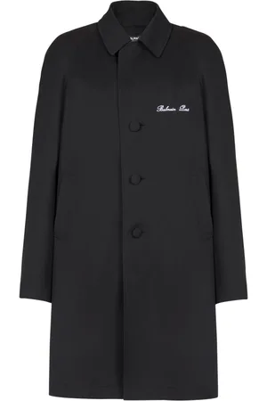 Balmain Hombre, Abrigos, Negro, Talla: L