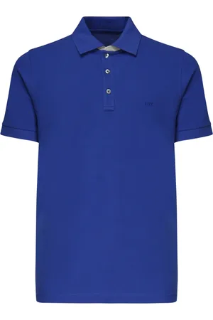 FAY Hombre, Camisetas, Azul, Talla: XL