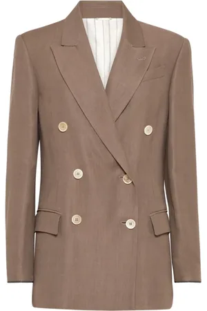 Brunello Cucinelli Mujer, Chaquetas, Marrón, Talla: XS