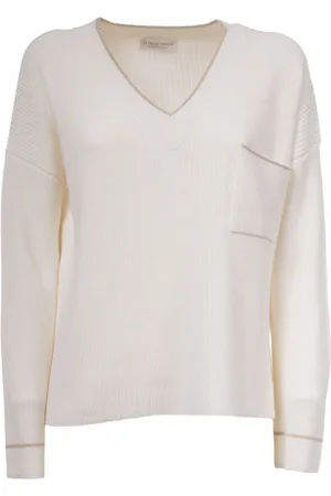 LE TRICOT PERUGIA Mujer, Jerseys, Blanco, Talla: M
