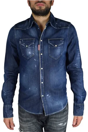 Dsquared2 Hombre, Camisas, Azul, Talla: S