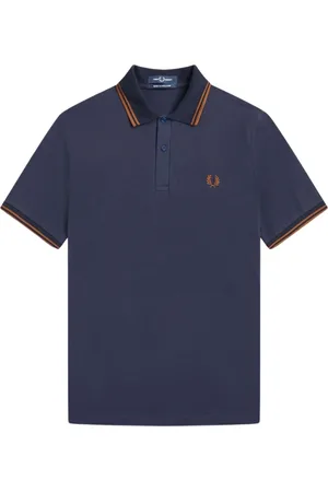 Fred Perry Hombre, Camisetas, Azul, Talla: XS
