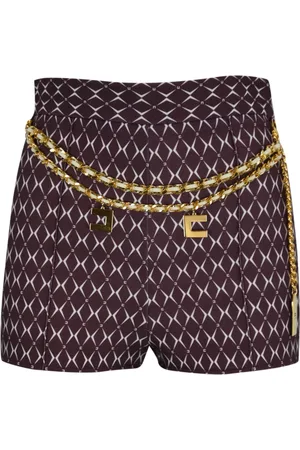 Elisabetta Franchi Mujer, Pantalones cortos, Rojo, Talla: S