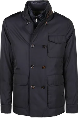MOORER Hombre, Chaquetas, Negro, Talla: M