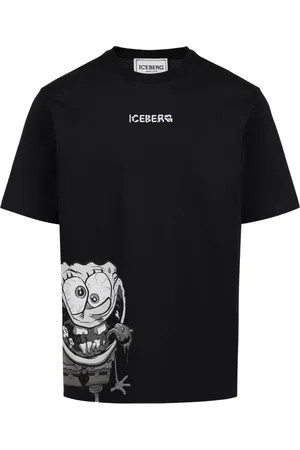 Iceberg Hombre, Camisetas, Negro, Talla: 2XL