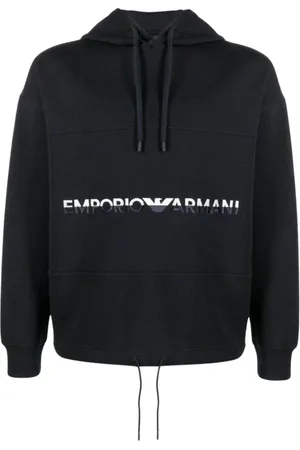 Emporio Armani Hombre, Sudaderas, Azul, Talla: L