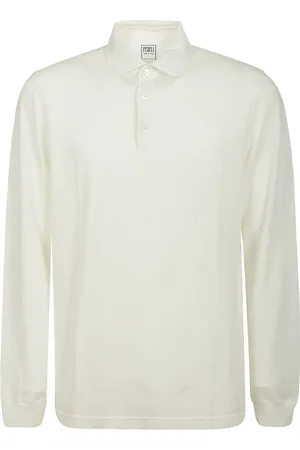 FEDELI Hombre, Camisetas, Blanco, Talla: L