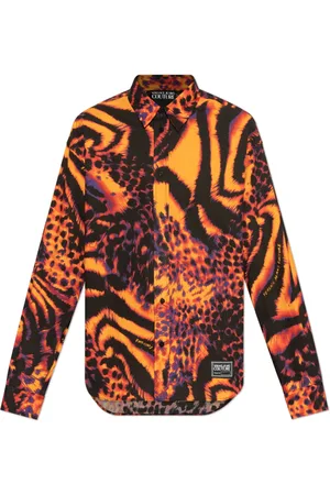 VERSACE Hombre, Camisas, Naranja, Talla: XL