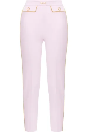 Elisabetta Franchi Mujer, Pantalones, Rosa, Talla: L