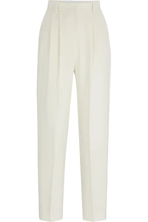 HUGO BOSS Mujer, Pantalones, Blanco, Talla: XL