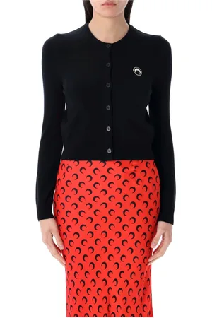Marine Serre Mujer, Jerseys, Negro, Talla: S
