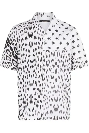 Roberto Cavalli Hombre, Camisas, Negro, Talla: XL