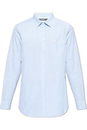 Moschino Hombre, Camisas, Azul, Talla: L