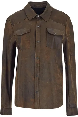 SALVATORE SANTORO Hombre, Chaquetas, Marrón, Talla: L