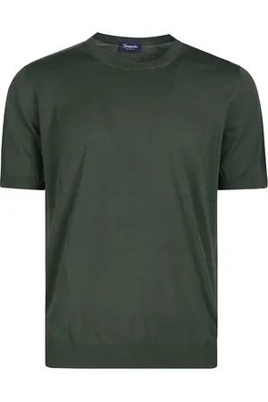 DRUMOHR Hombre, Camisetas, Verde, Talla: XL