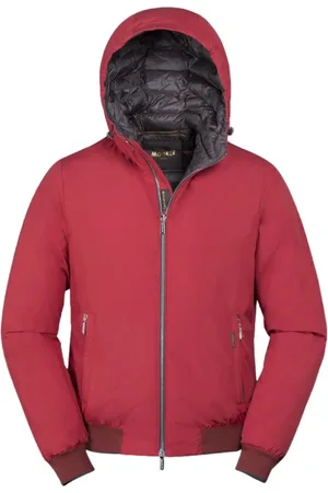MOORER Hombre, Chaquetas, Rojo, Talla: M