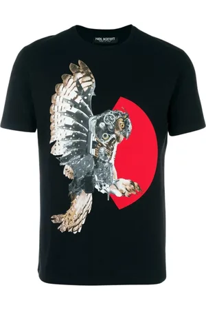 Neil Barrett Hombre, Camisetas, Negro, Talla: M