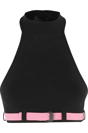 SSHEENA Mujer, Camisetas, Negro, Talla: S