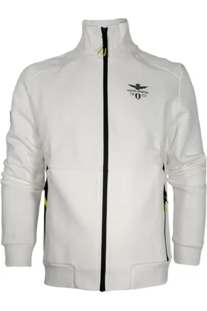 Aeronautica Militare Hombre, Sudaderas, Blanco, Talla: M