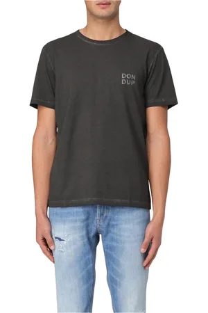 Dondup Hombre, Camisetas, Negro, Talla: XL