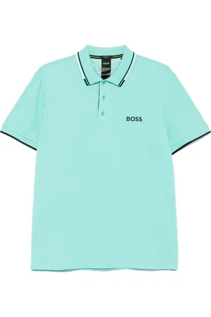 HUGO BOSS Hombre, Camisetas, Verde, Talla: S