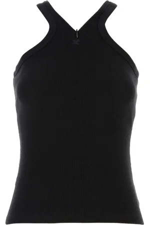 Courrèges Mujer, Camisetas, Negro, Talla: S