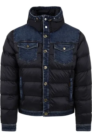 MOORER Hombre, Chaquetas, Azul, Talla: L