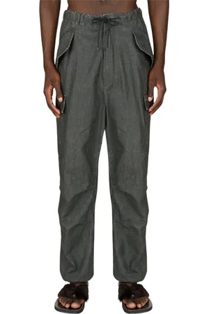 DRIES VAN NOTEN Hombre, Pantalones, Gris, Talla: L