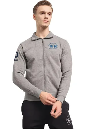 La Martina Hombre, Sudaderas, Gris, Talla: S