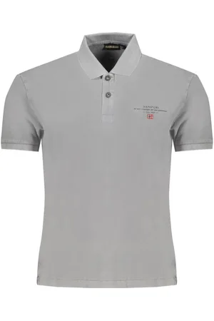 Napapijri Hombre, Camisetas, Gris, Talla: XL