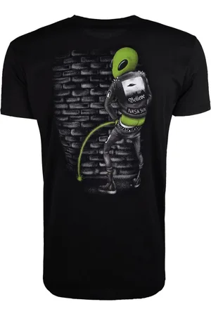 DOMREBEL Hombre, Camisetas, Negro, Talla: S
