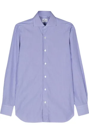 Finamore Hombre, Camisas, Azul, Talla: XL