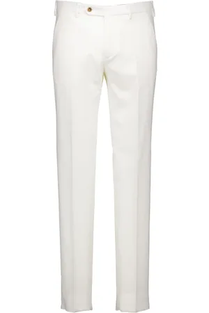 Berwich Hombre, Pantalones, Blanco, Talla: 2XL