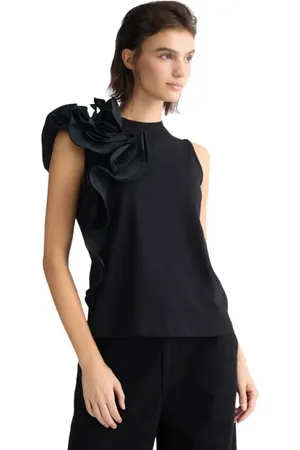 Liu Jo Mujer, Camisetas, Negro, Talla: XS
