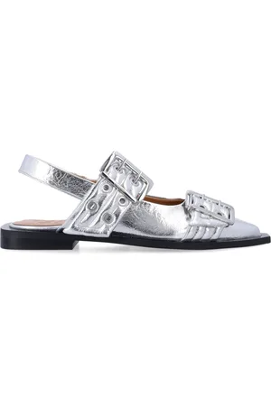 Ganni Mujer, Zapatos, Gris, Talla: 37 EU