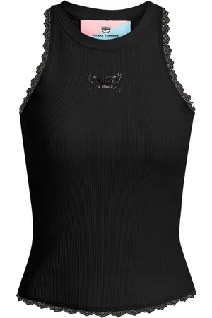 Chiara Ferragni Mujer, Camisetas, Negro, Talla: M