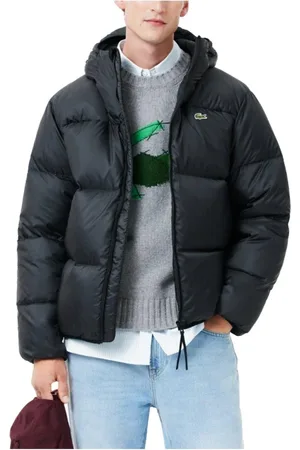 Lacoste Hombre, Chaquetas, Negro, Talla: L