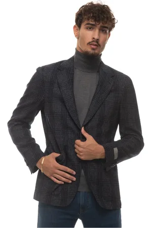 CANALI Hombre, Chaquetas, Azul, Talla: L