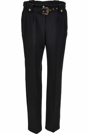 VERSACE Mujer, Pantalones, Negro, Talla: S