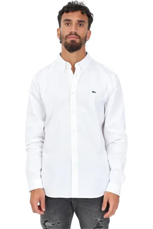 Lacoste Hombre, Camisas, Blanco, Talla: XL